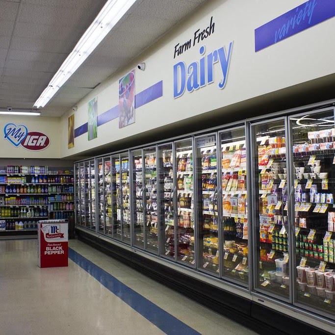Independent Retailers - Fully stocked refrigerated section